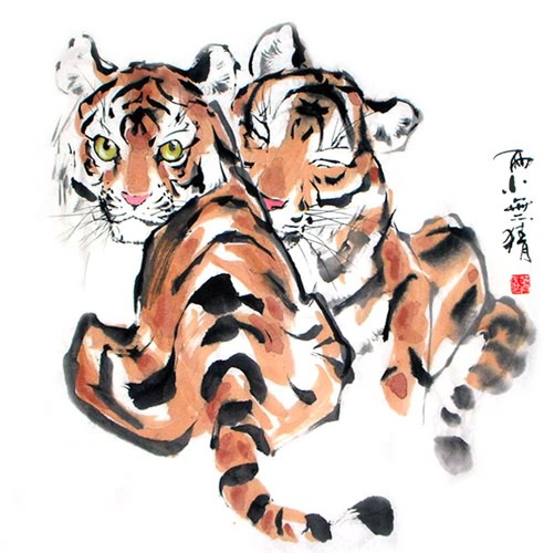 Tiger,66cm x 66cm(26〃 x 26〃),4695011-z