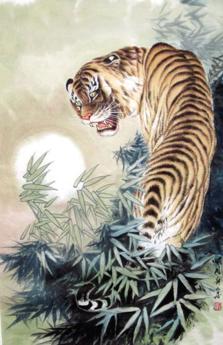 Tiger,69cm x 46cm(27〃 x 18〃),4700031-z