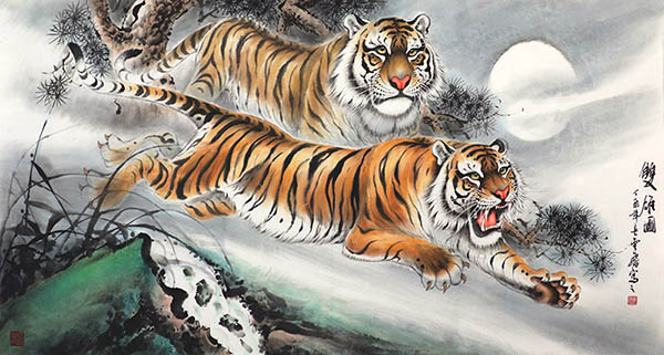 Tiger,96cm x 180cm(38〃 x 71〃),hyf41161003-z