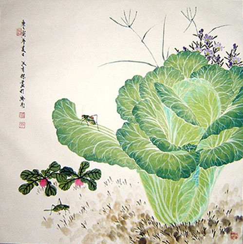 Vegetables,69cm x 69cm(27〃 x 27〃),2410002-z