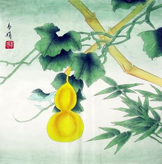Chinese Vegetables Painting,33cm x 33cm,2607014-x