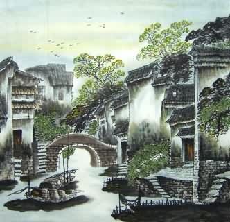 Li Shi Chang Paintings, Chinese Landscapes Painting Artists Biography,  Artworks