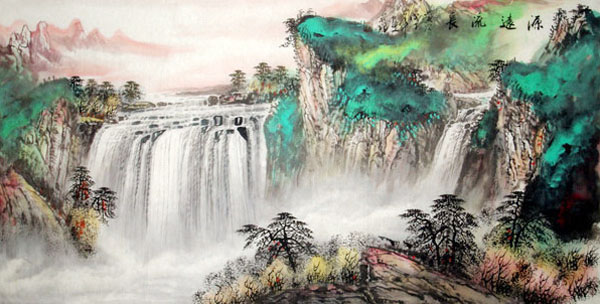 Waterfall,69cm x 138cm(27〃 x 54〃),1107013-z