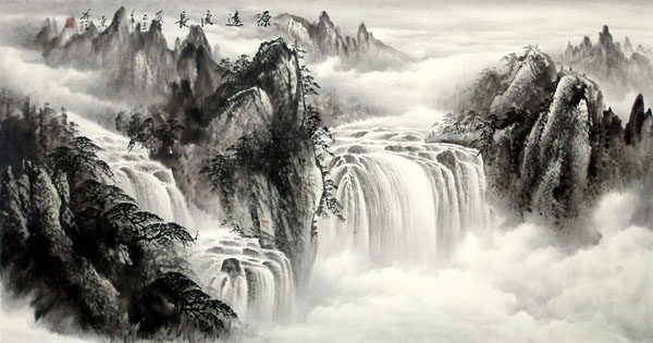Waterfall,69cm x 138cm(27〃 x 54〃),1107015-z