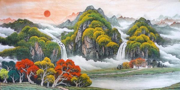 Waterfall,97cm x 180cm(38〃 x 70〃),1134015-z