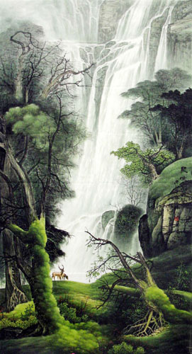 Waterfall,97cm x 180cm(38〃 x 70〃),1135003-z