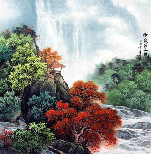 Waterfall,68cm x 68cm(27〃 x 27〃),1135139-z