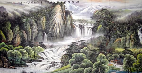 Waterfall,120cm x 240cm(47〃 x 94〃),1137003-z