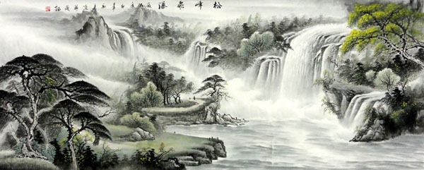 Waterfall,70cm x 180cm(27〃 x 70〃),1147003-z