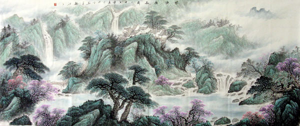 Waterfall,98cm x 230cm(38〃 x 90〃),1149002-z