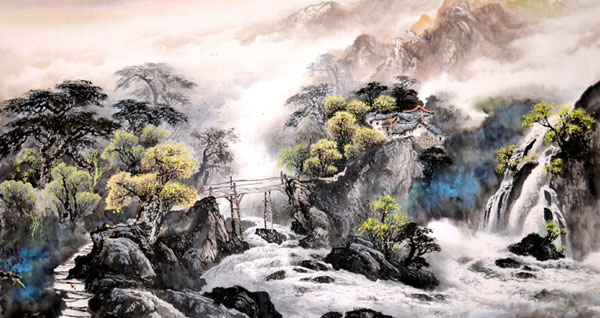 Waterfall,97cm x 180cm(38〃 x 70〃),1155001-z