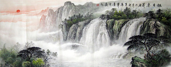 Waterfall,70cm x 180cm(27〃 x 70〃),1159003-z