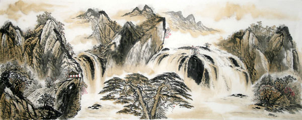 Waterfall,70cm x 180cm(27〃 x 70〃),1162008-z
