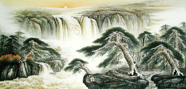 Waterfall,180cm x 240cm(71〃 x 94〃),1162009-z