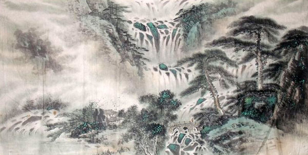 Waterfall,66cm x 130cm(26〃 x 51〃),1452022-z