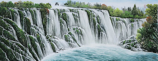 Waterfall,70cm x 175cm(28〃 x 69〃),cyd11123004-z