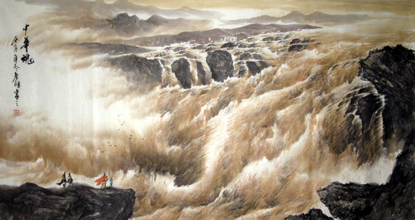 Yellow River,97cm x 180cm(38〃 x 70〃),1119026-z