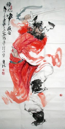 Zhong Kui,69cm x 138cm(27〃 x 54〃),3447087-z