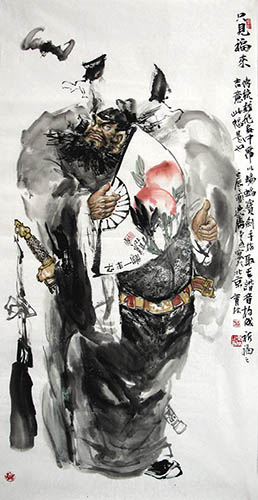 Zhong Kui,68cm x 136cm(27〃 x 54〃),3447151-z