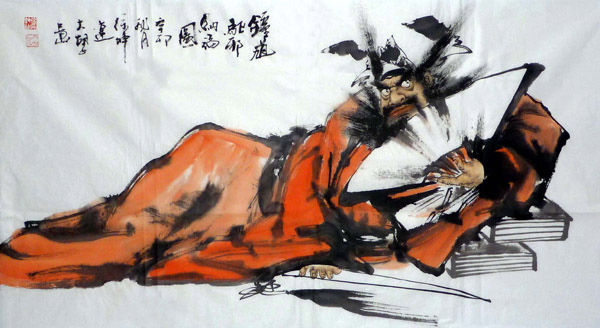 Zhong Kui,50cm x 100cm(19〃 x 39〃),3548055-z