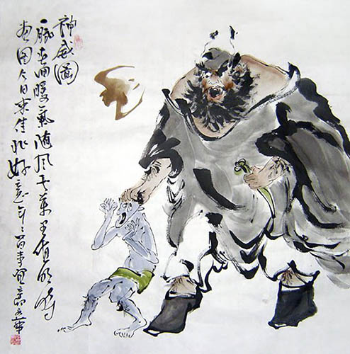 Zhong Kui,66cm x 66cm(26〃 x 26〃),3752009-z