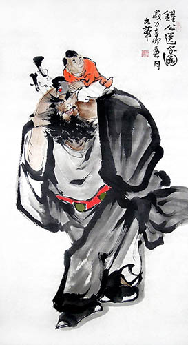 Zhong Kui,50cm x 100cm(19〃 x 39〃),3752010-z