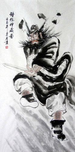 Zhong Kui,69cm x 138cm(27〃 x 54〃),3777006-z