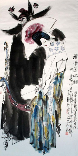 Zhong Kui,70cm x 135cm(28〃 x 53〃),3778001-z
