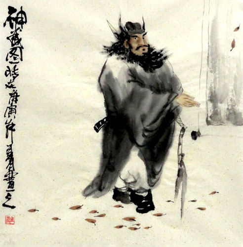 Zhong Kui,40cm x 40cm(16〃 x 16〃),3784002-z