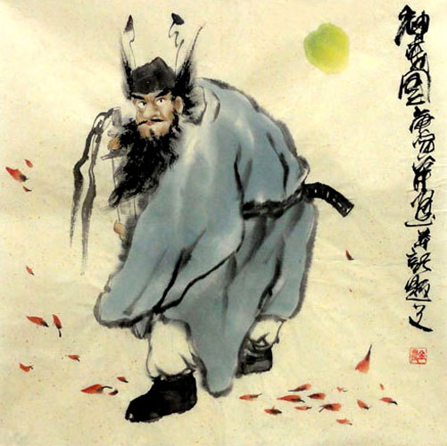 Zhong Kui,40cm x 40cm(16〃 x 16〃),3784003-z