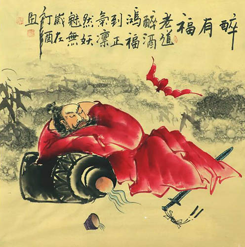 Zhong Kui,68cm x 68cm(27〃 x 27〃),3787007-z