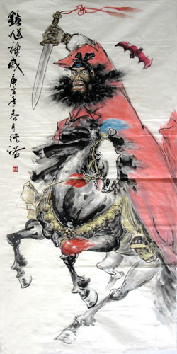 Zhong Kui,69cm x 138cm(27〃 x 54〃),3791001-z