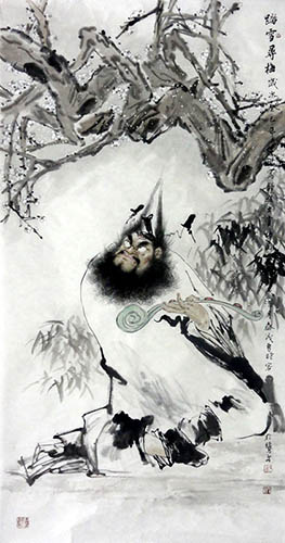 Zhong Kui,69cm x 138cm(27〃 x 54〃),3970027-z