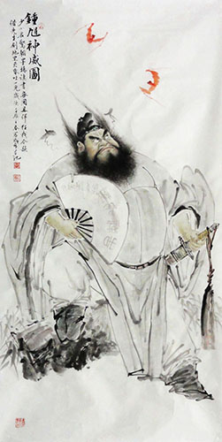 Zhong Kui,69cm x 138cm(27〃 x 54〃),3970033-z