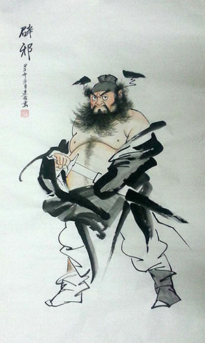 Zhong Kui,69cm x 138cm(27〃 x 54〃),ds31165004-z